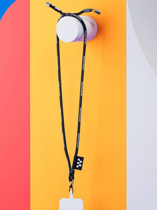 LANYARD / CORDINO PORTA BADGE E CELLULARE CON CAVO SNAPNECK